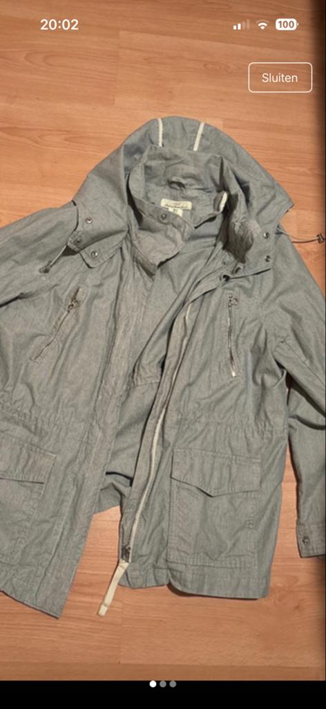 Dames zomerjas, Kleding | Dames, Jassen | Zomer, Ophalen of Verzenden, Zo goed als nieuw, Maat 42/44 (L), Blauw