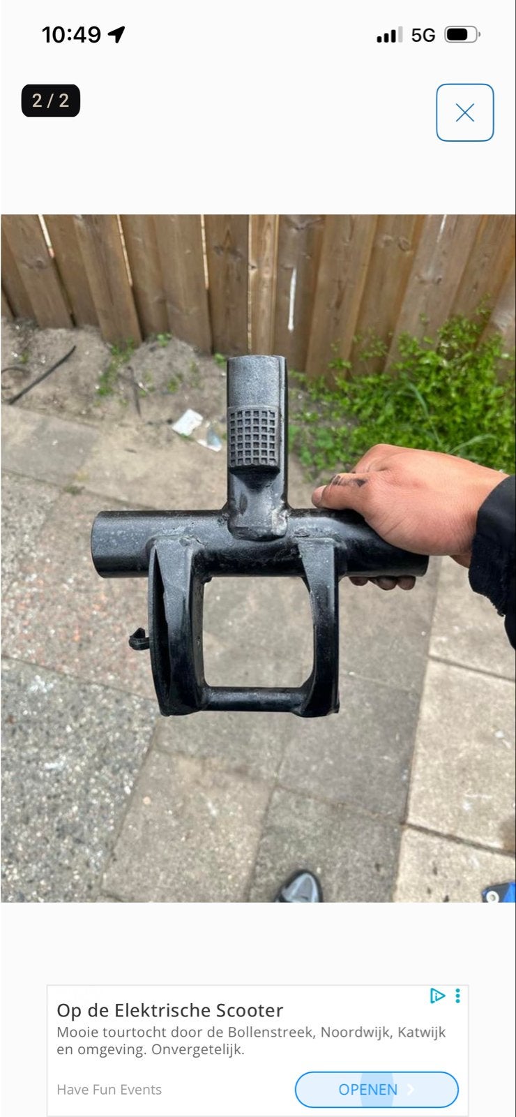 Geslepen 2t subframe 125/180, Ophalen of Verzenden, Gebruikt, Frame, Overige merken