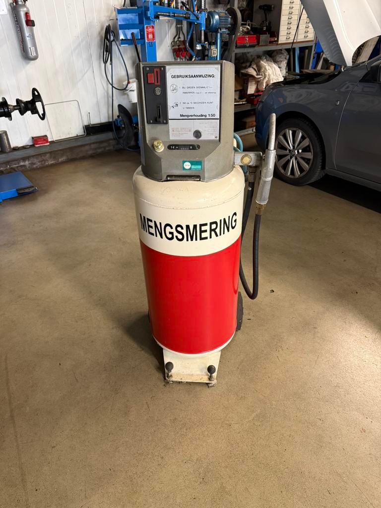 Mengsmeringpomp Euroinworp, Ophalen, Gebruikt