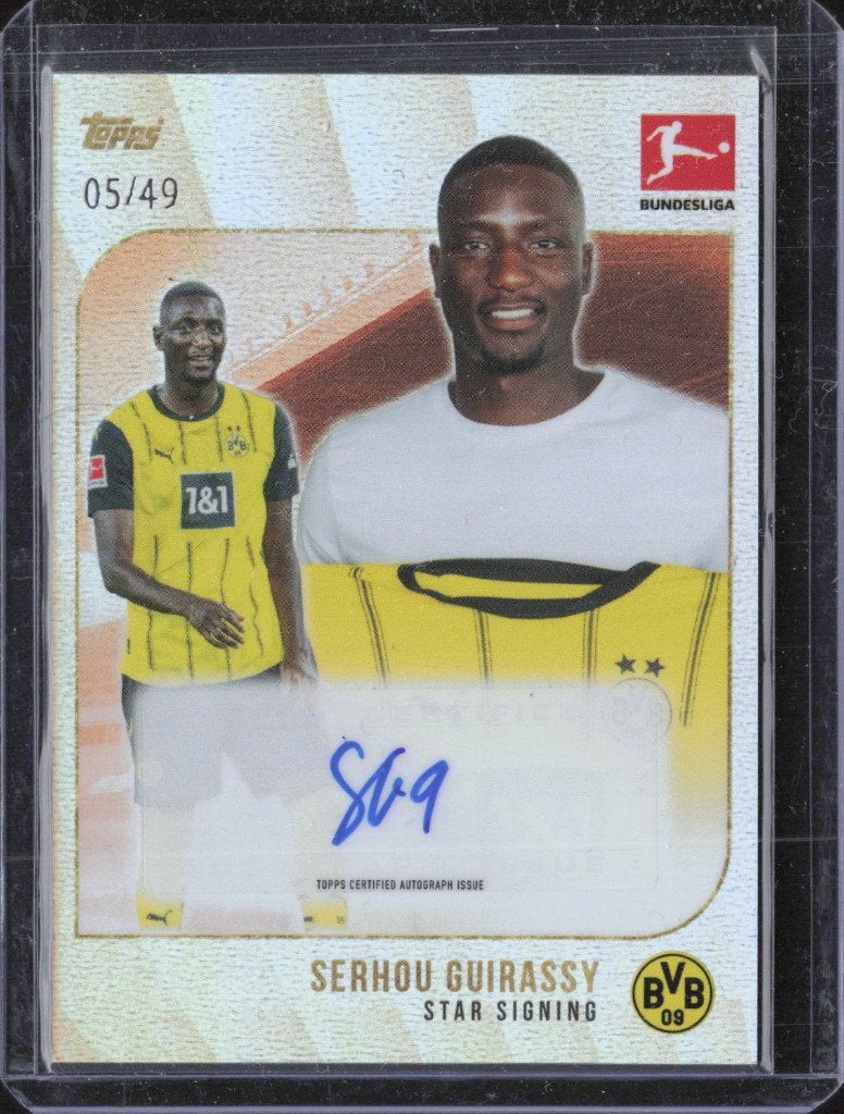 Serhou Guirassy Auto /49 Topps Dortmund, Ophalen of Verzenden, Zo goed als nieuw, Plaatje