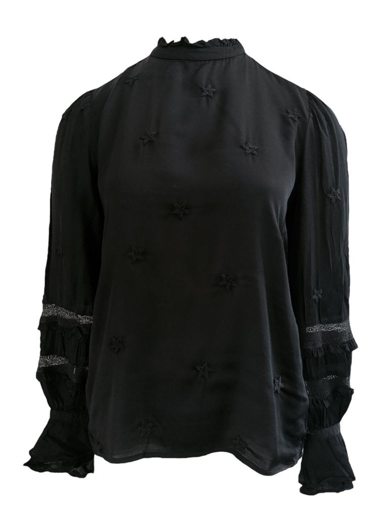 Fabienne Chapot shirt lange mouw S, Maat 38/40 (M), Zwart, Ophalen of Verzenden, Zo goed als nieuw