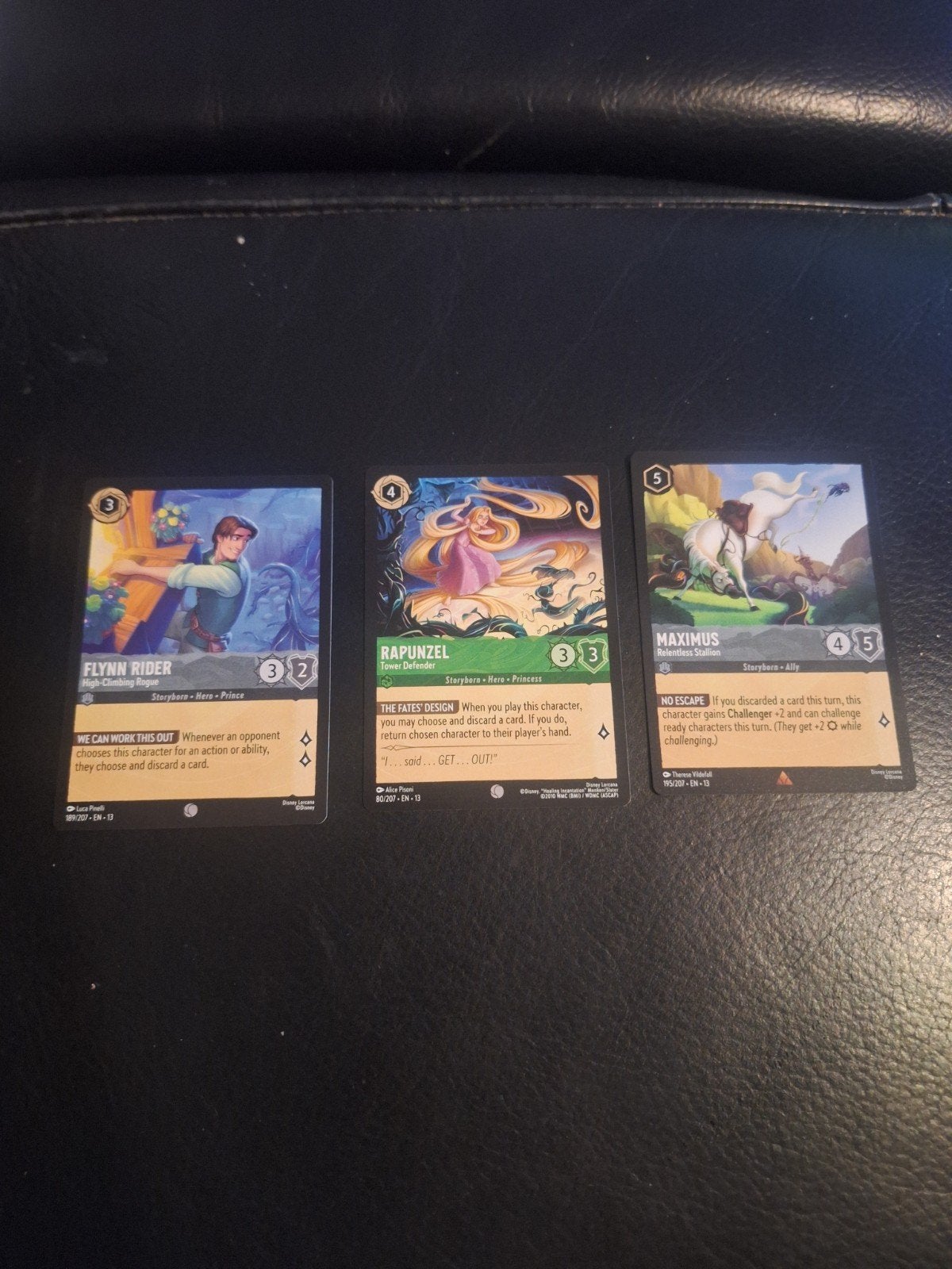 Lorcana Rapunzel, Flynn Rider & Maximus Kaarten Set, Ophalen of Verzenden, Nieuw