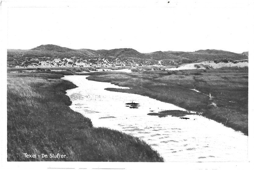 AK Texel - De Slufter, Verzenden, 1920 tot 1940, Gelopen, Waddeneilanden