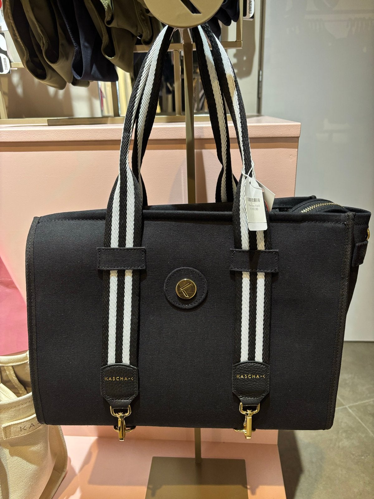 Nieuwe Kascha-C Tas - Stijlvolle Zwarte Handtas, Sieraden, Tassen en Uiterlijk, Ophalen of Verzenden, Nieuw, Zwart, Handtas