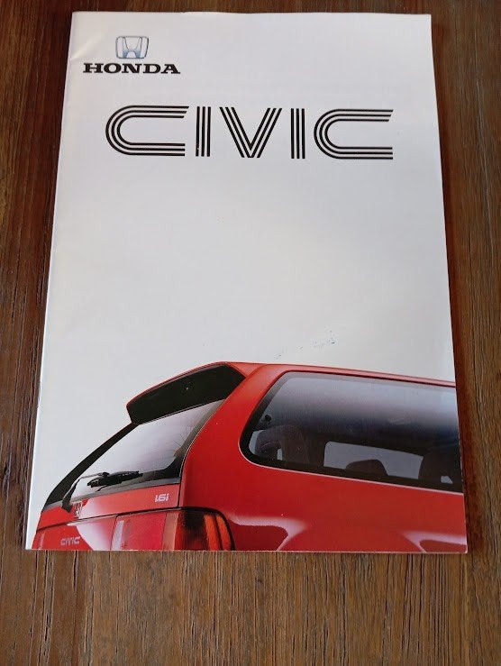 Honda Civic 11 / 1987 24 pag., Verzenden, Zo goed als nieuw, Honda
