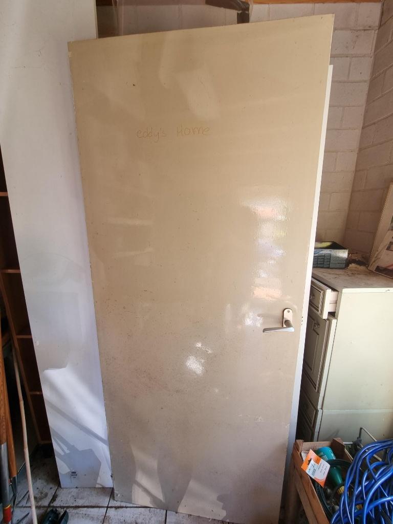 deur, Doe-het-zelf en Verbouw, Deuren en Horren, Ophalen, Gebruikt, 80 tot 100 cm, Binnendeur