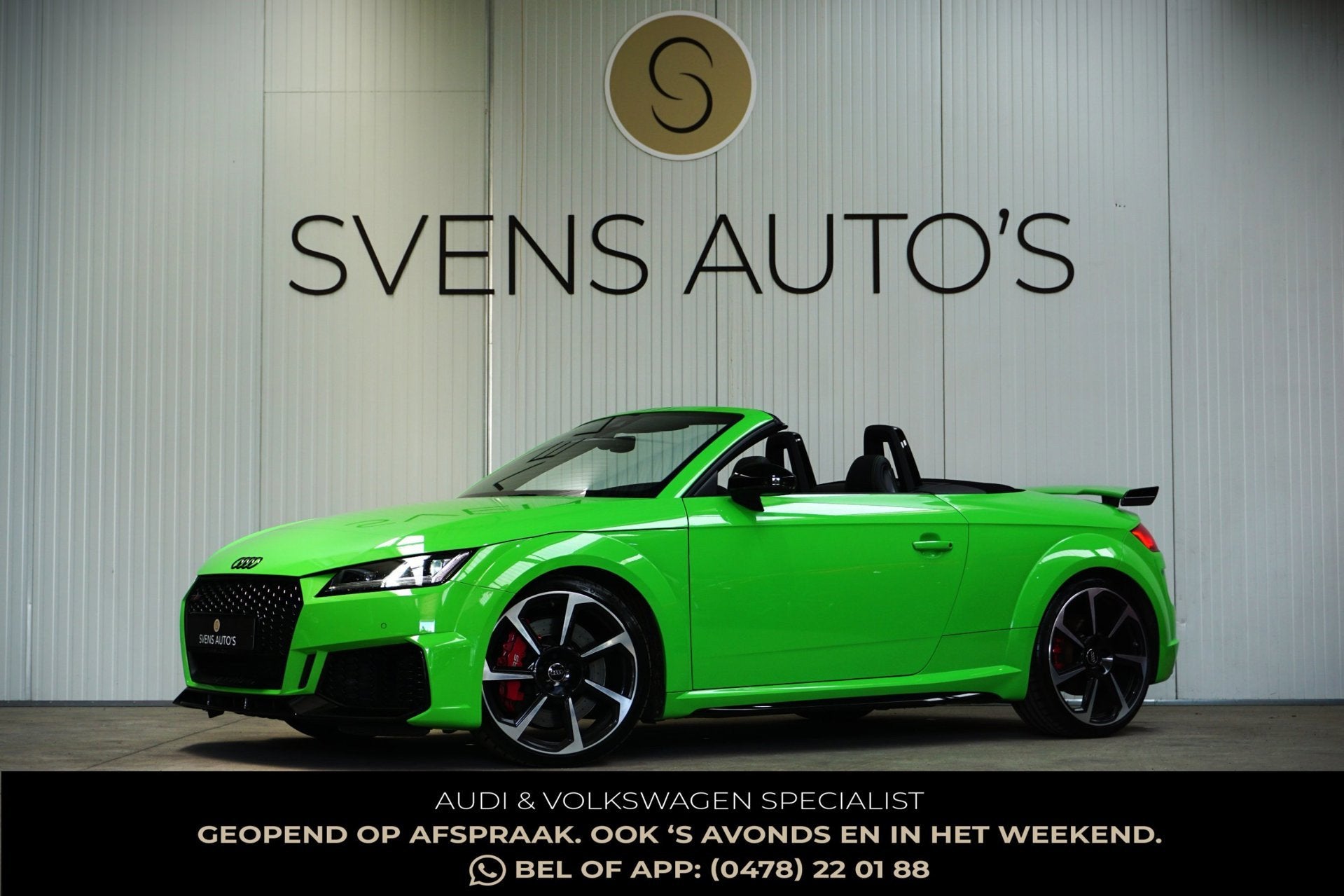 Audi TT RS Roadster Quattro Carplay|Matrix|B&O|Nekverwarming, Auto's, Audi, Automaat, Dealer onderhouden, TT, Gebruikt