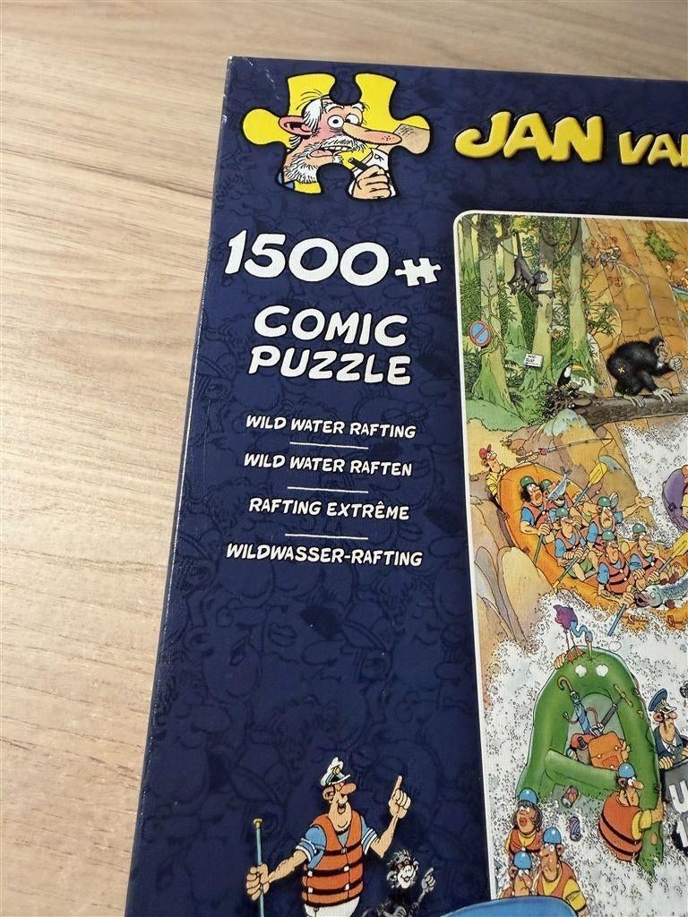 Jan van Haasteren - Wild water raften - 1500 stuks - s6606, Ophalen of Verzenden, 500 t/m 1500 stukjes, Zo goed als nieuw
