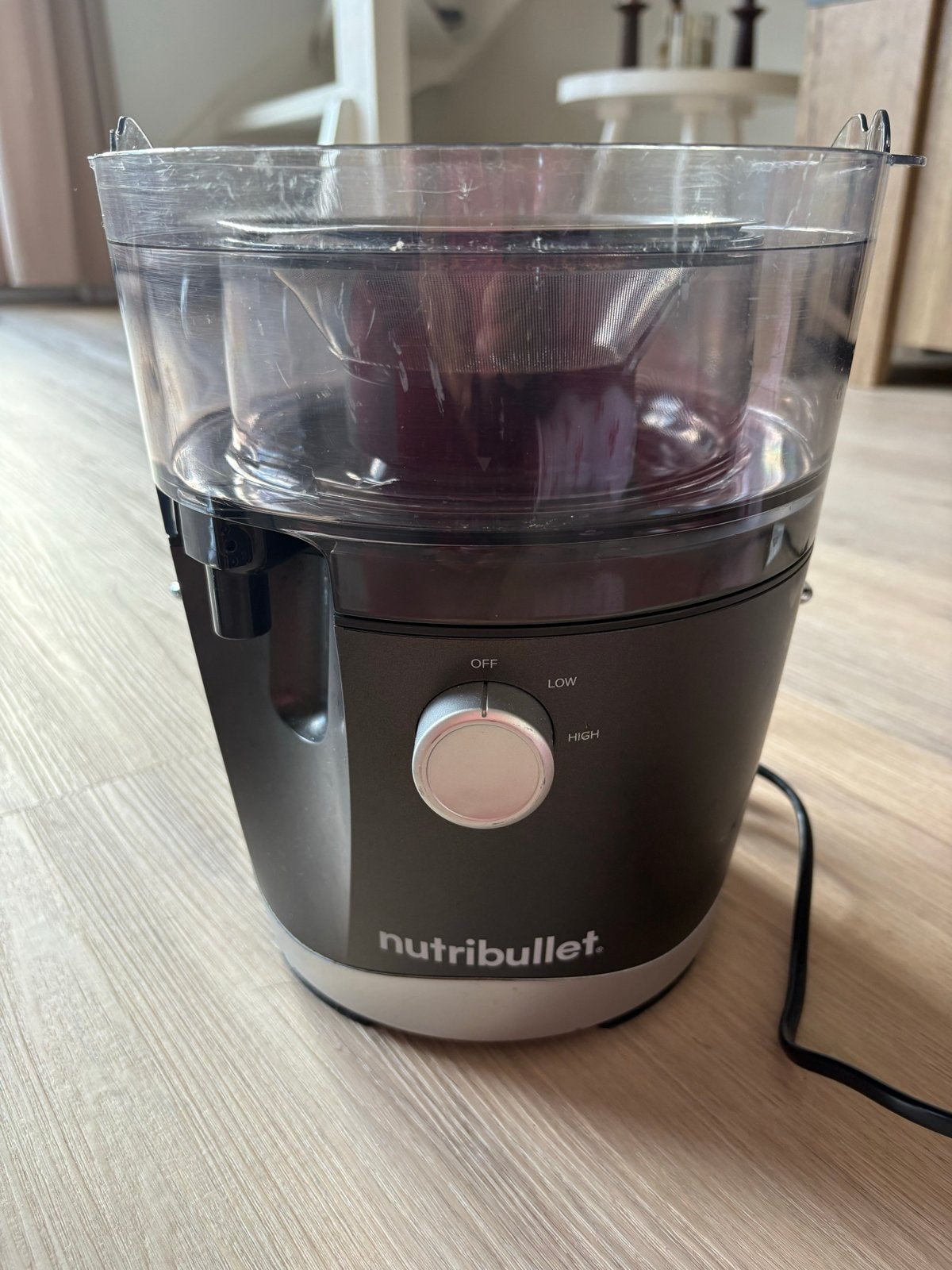 Nutribullet sapcentrifuge, Witgoed en Apparatuur, Ophalen of Verzenden, Gebruikt, Elektrisch, Sapcentrifuge