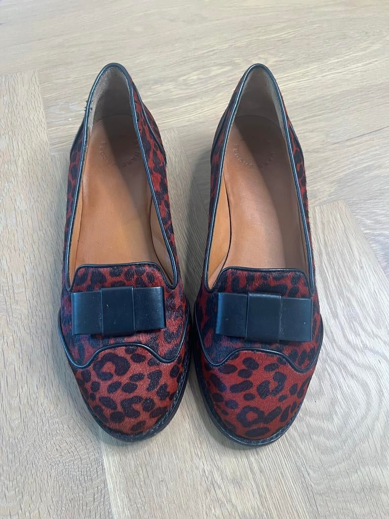 Marc Jacobs Loafers met luipaardprint, Verzenden, Instappers, Gedragen, Rood