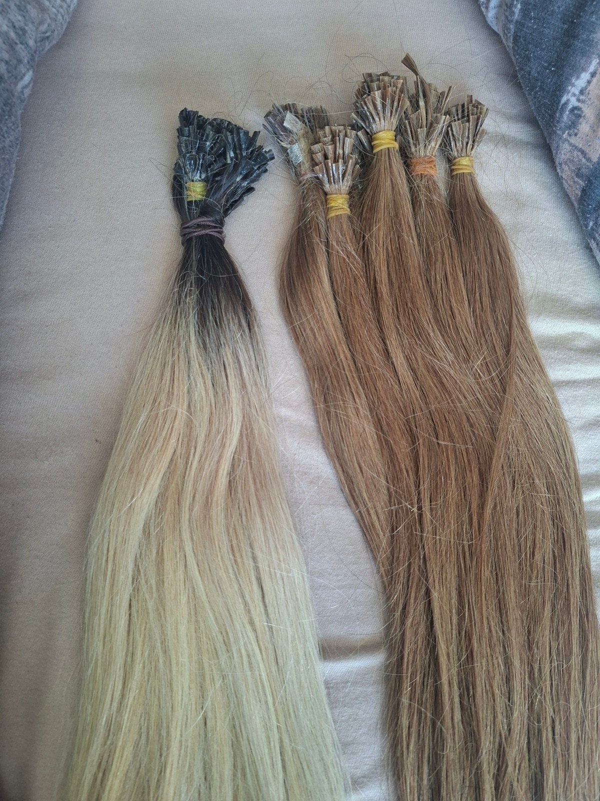 330gram hair extensions echt haar, Ophalen, Zo goed als nieuw, Pruik of Haarverlenging