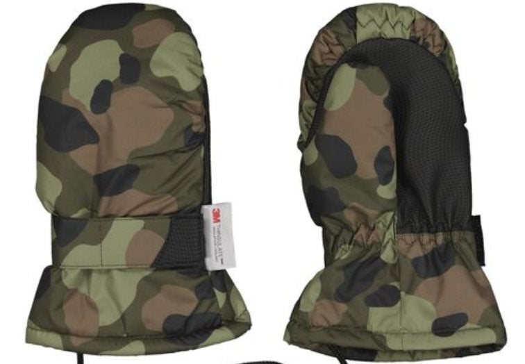 HEMA wanten groen camouflage maat 110/116, Kinderen en Baby's, Kinderkleding | Maat 110, Ophalen of Verzenden, Gebruikt, Meisje