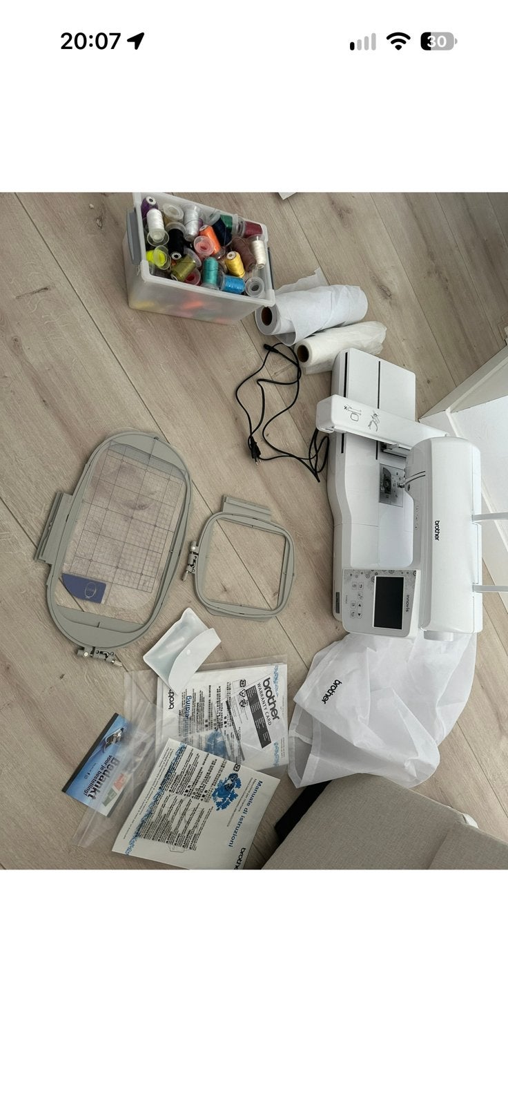 Brother innov-is NV880 borduurmachine, Ophalen, Zo goed als nieuw
