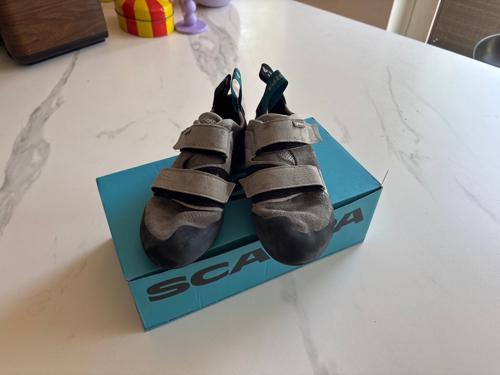 Scarpa Origin boulder schoenen Klimschoenen - Maat 39.5, Ophalen of Verzenden, Gebruikt, Klimsportschoenen