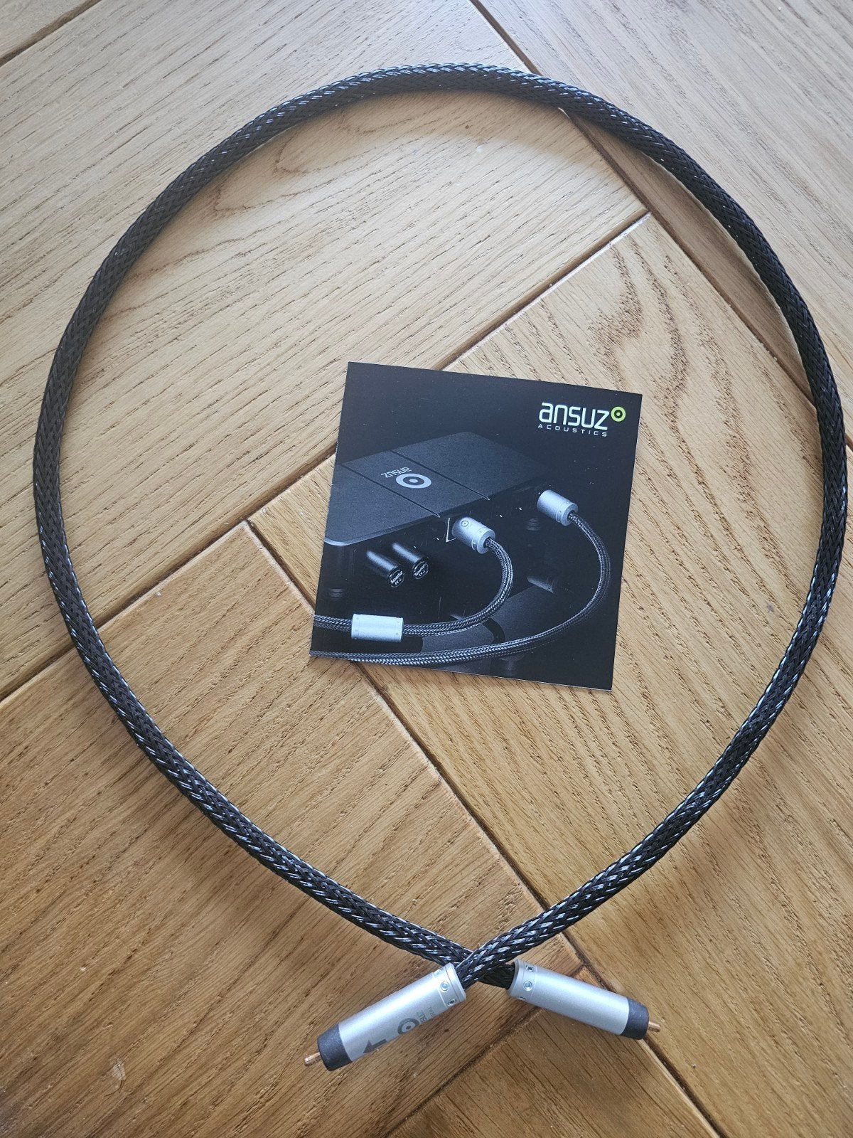 Ansuz Acoustics - Digitalz P2 1m RCA, digitale coax kabel, Ophalen of Verzenden, Zo goed als nieuw, Minder dan 2 meter, Interlink-kabel