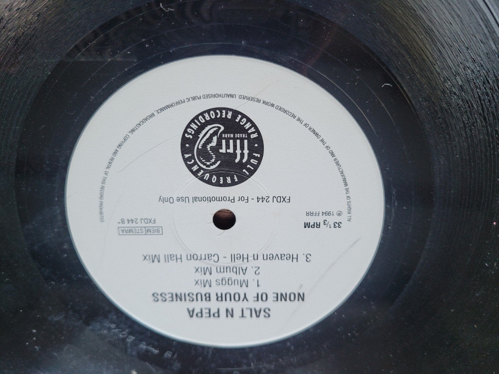Salt N Pepa - None Of Your Business (Promo 1994 UK), Promo, Ophalen of Verzenden, Gebruikt