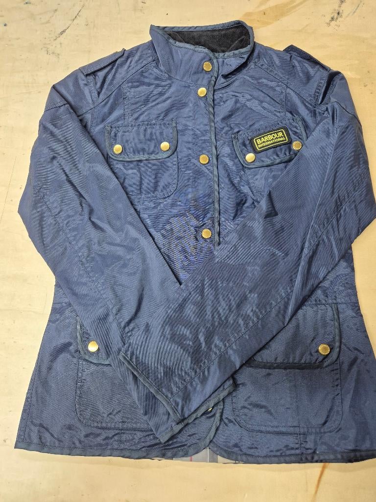 Barbour dames jack 'Vintage International' nieuw, 38, Maat 38/40 (M), Barbour, Blauw, Ophalen of Verzenden