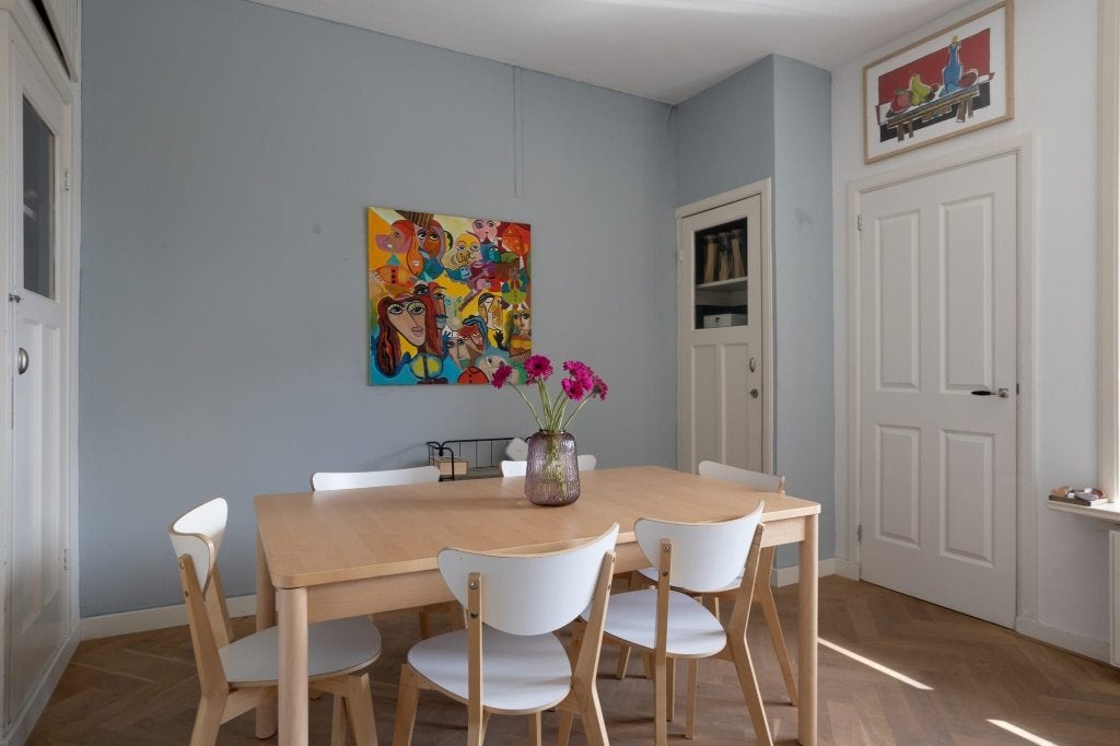 Dinning table and chairs, Ophalen, Extendable, 200 cm of meer, 50 tot 100 cm