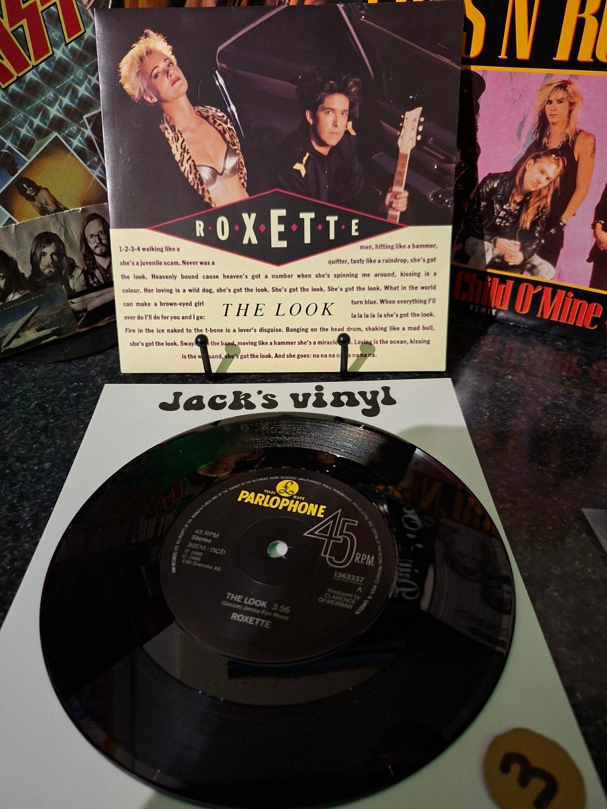 Roxette - The Look 7 inch vinyl single 1989, 7 inch, 1980 - 1989, Ophalen of Verzenden, Fotohoes