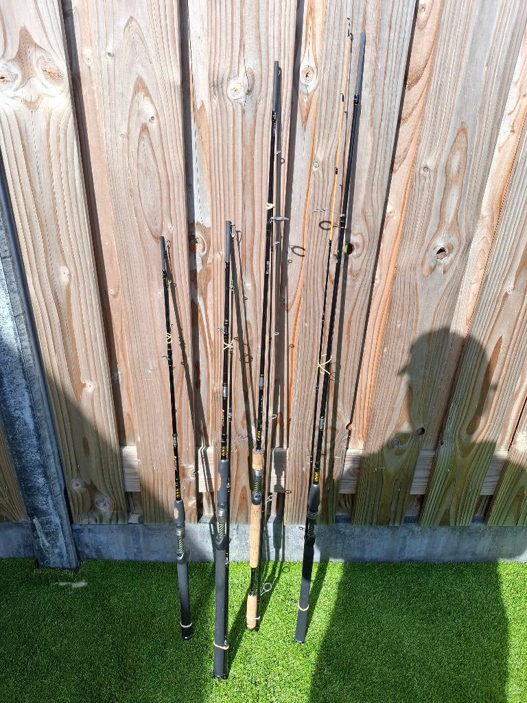 Te koop 4 westin w3 hengels set, Ophalen, Zo goed als nieuw, Werphengel