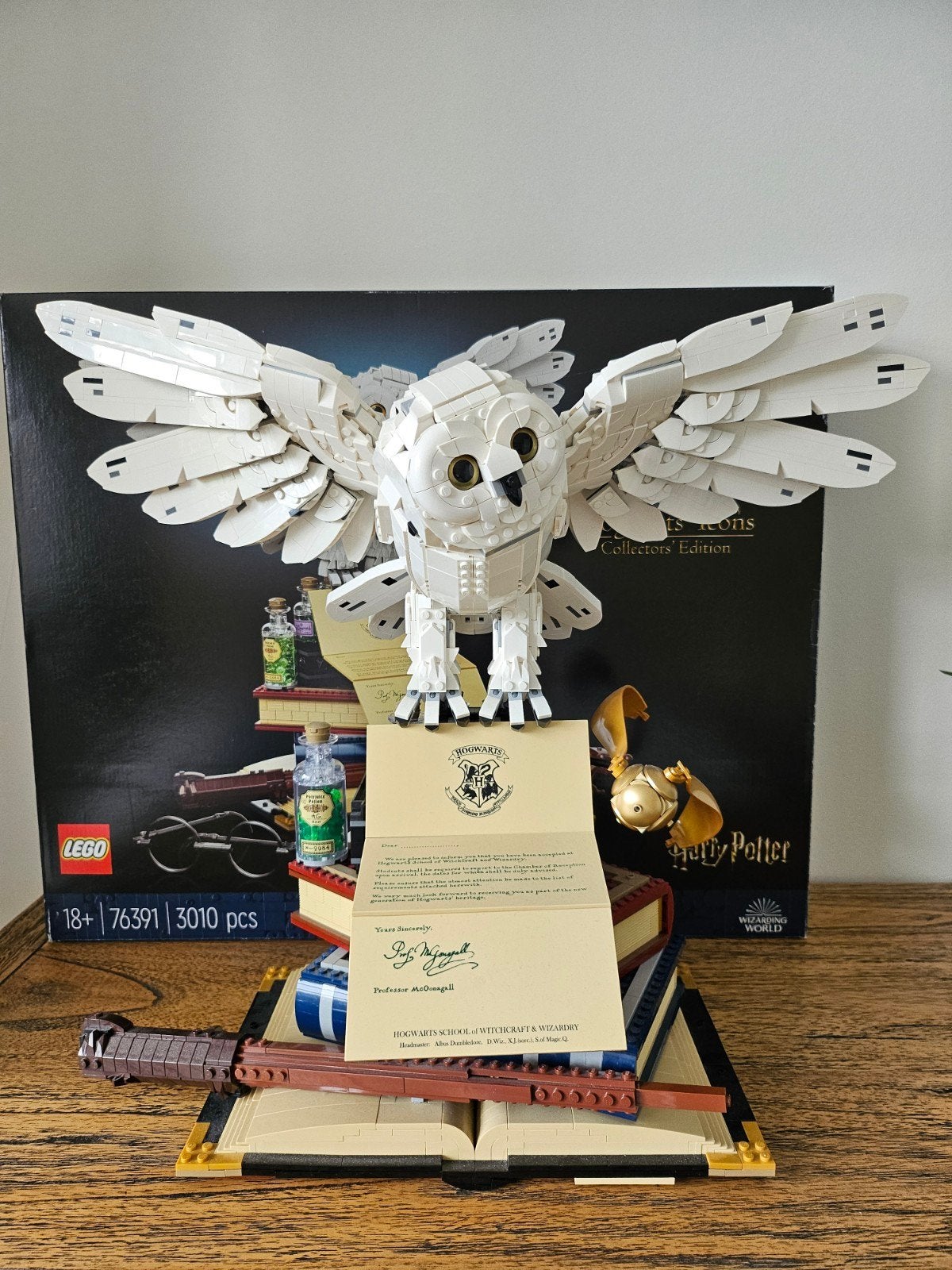 LEGO 76391 Harry Potter Zweinstein Iconen Collectors' Editio, Compleet, Lego, Harry Potter, Ophalen of Verzenden