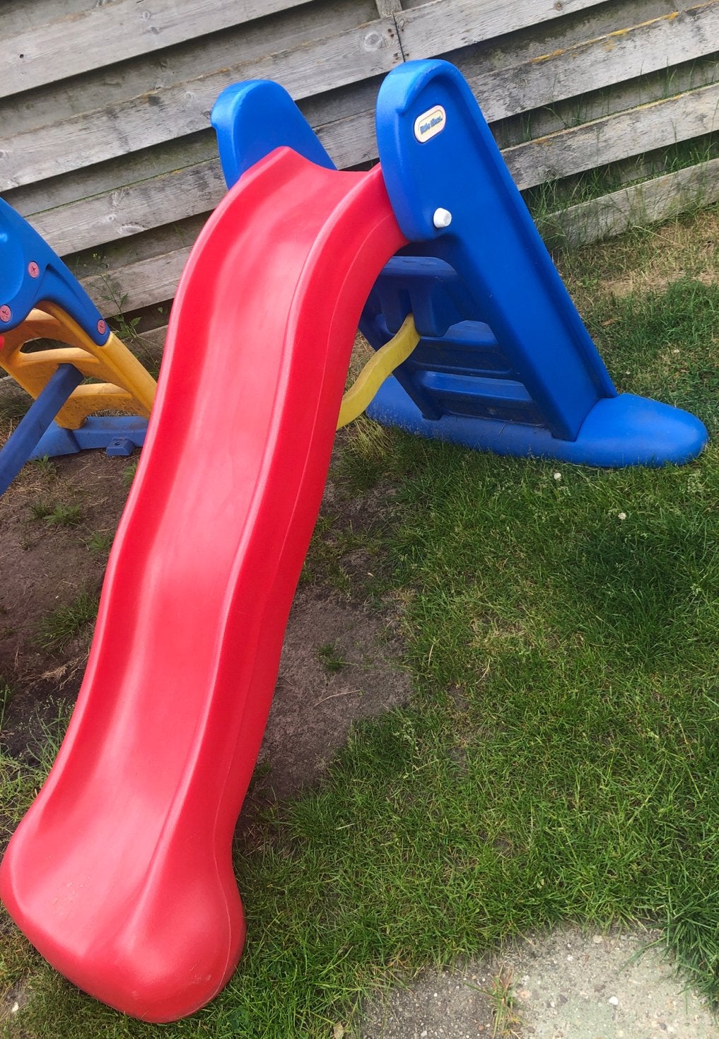 Little Tikes Glijbaan Rood/Blauw, Ophalen, Gebruikt