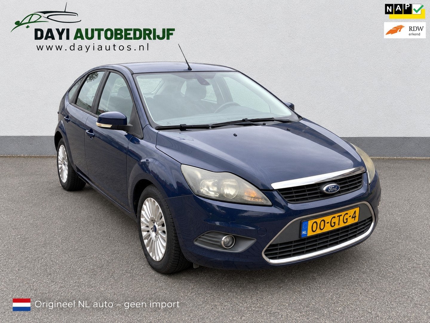 Ford Focus 1.6 TDCi Titanium, Handel/Export!, 101 pk, Gebruikt, 4 cilinders, Origineel Nederlands