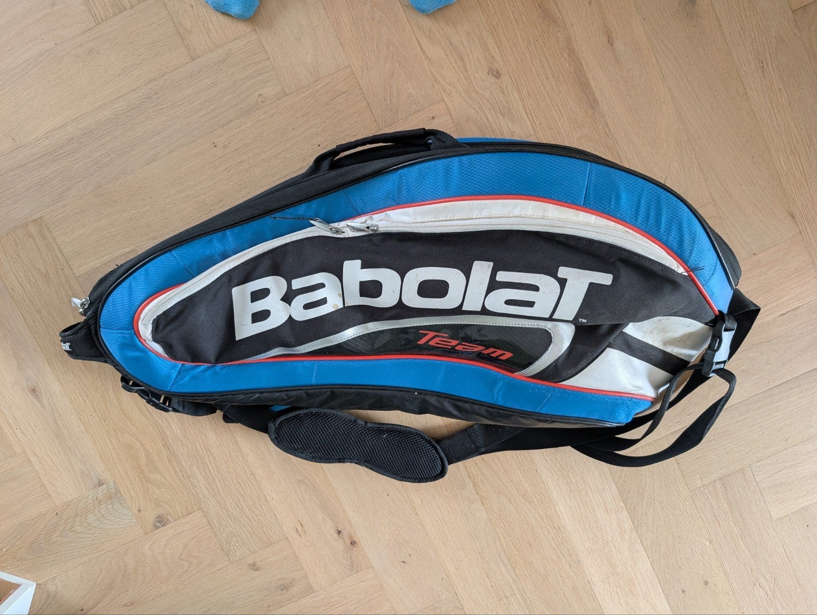 Babolat Team Tennistas - Blauw/Zwart, Ophalen of Verzenden, Gebruikt, Tas, Babolat