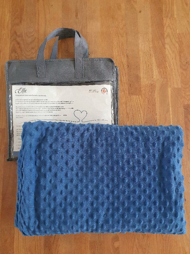 Ella verzwaringsdeken kind 2,4 kg, Eenpersoons, Blauw, Ophalen of Verzenden, Overige merken