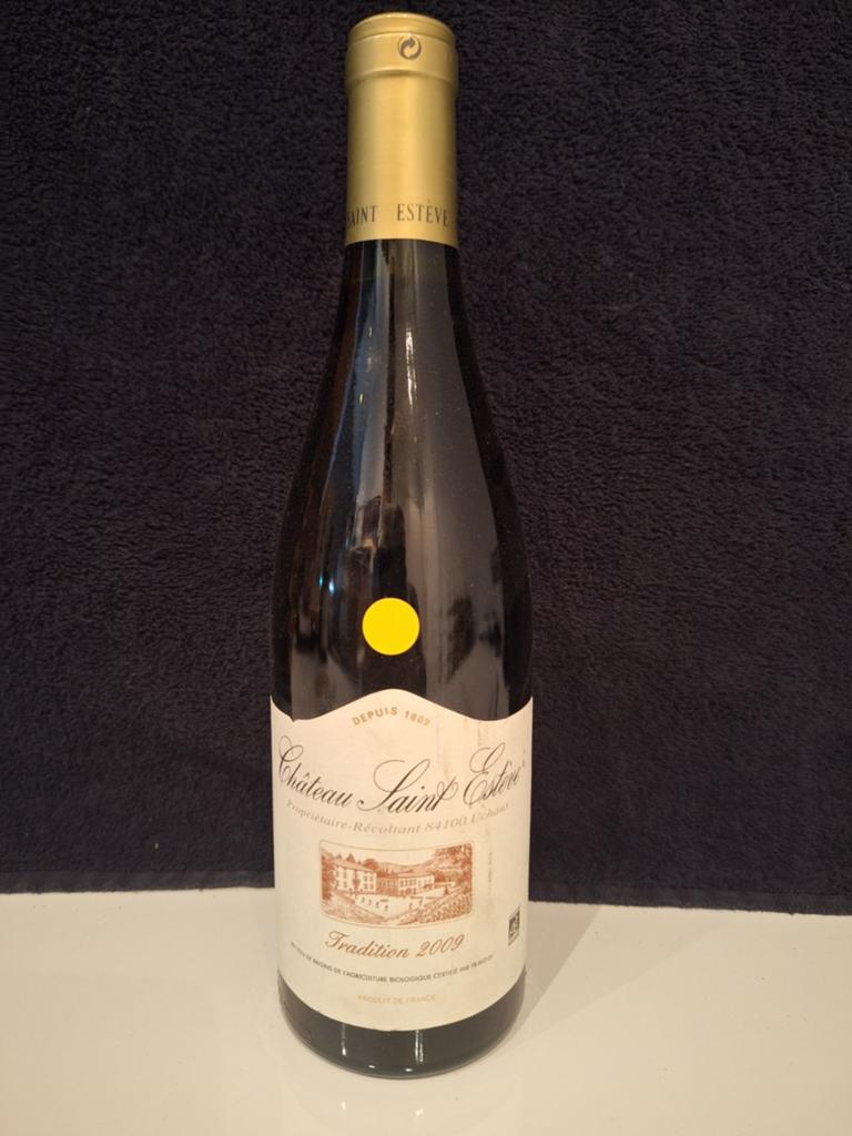 Château Saint Esteve Tradition Rouge 2009, Ophalen of Verzenden