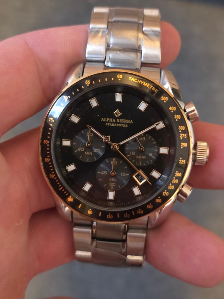 Alpha Sierra Starbuster TSSO2 - NIEUW, Overige merken, Staal, Staal, Polshorloge