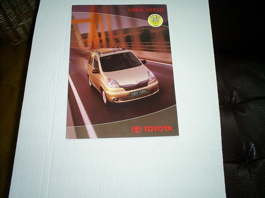 Toyota Yaris Verso 6 / 2000 28 pag., Verzenden, Zo goed als nieuw, Toyota