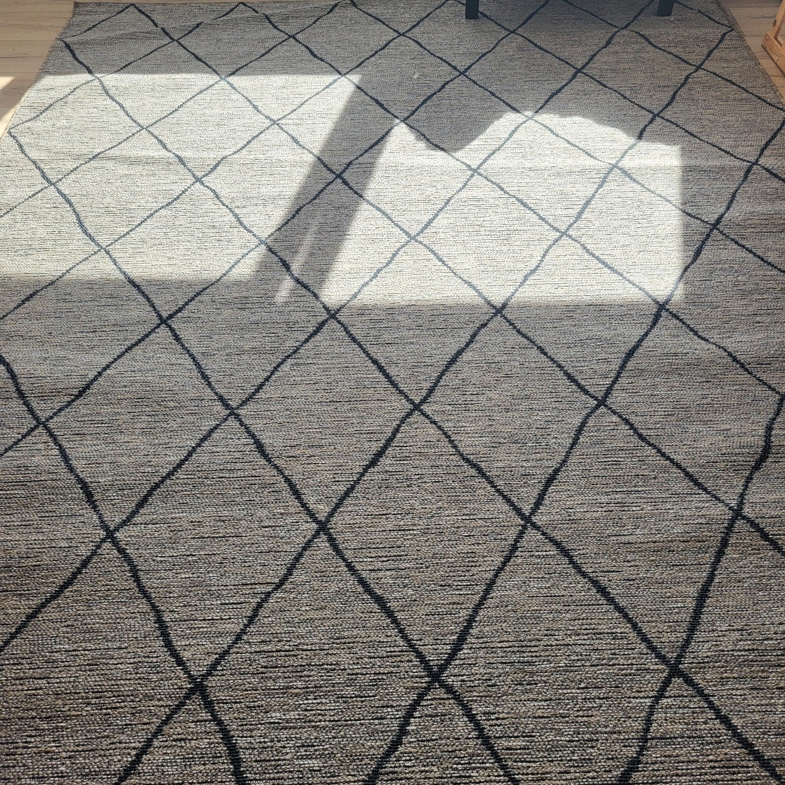 Prachtig vloerkleed, Ophalen, Zwart, 200 cm of meer, Rechthoekig