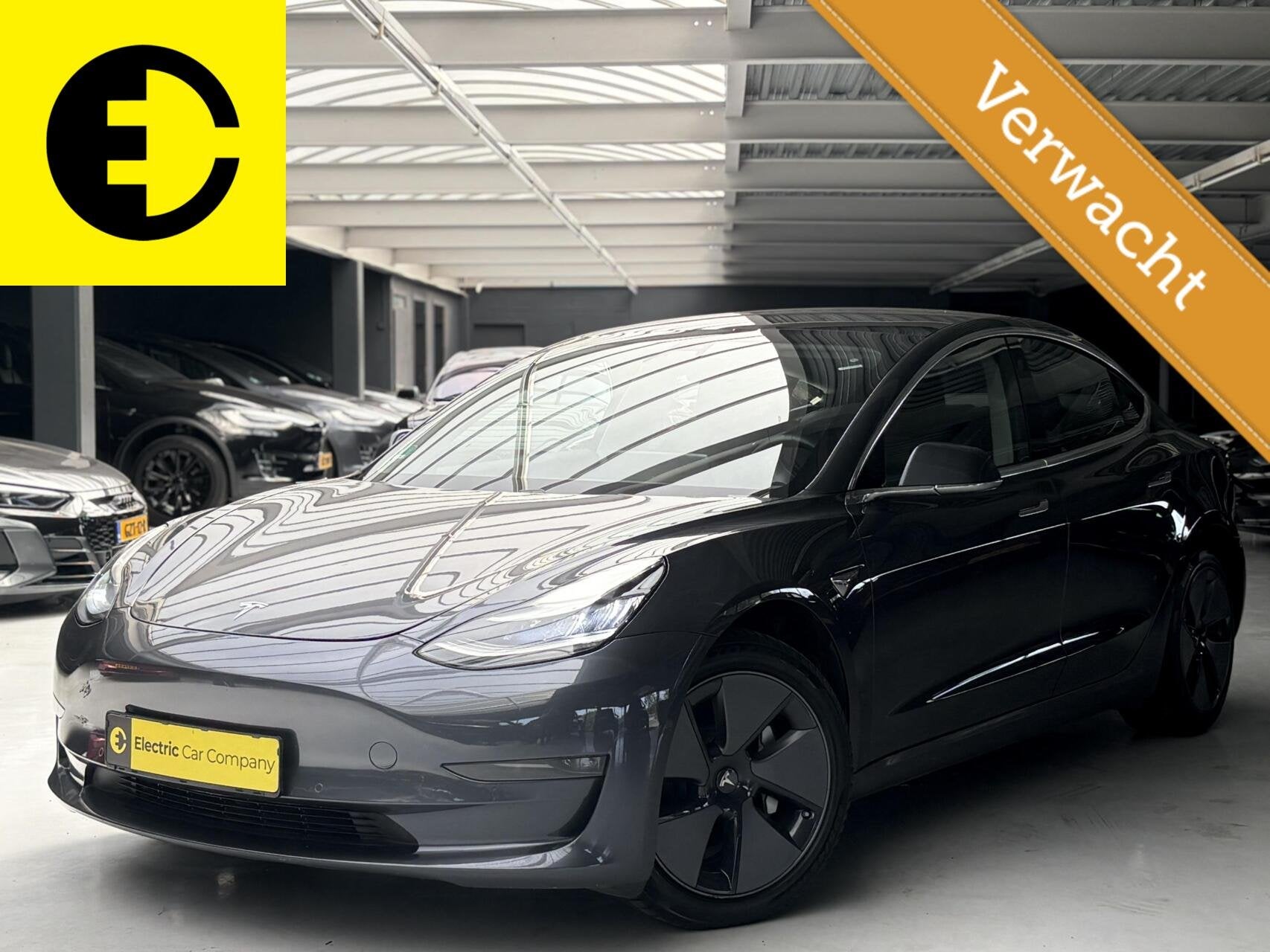 Tesla Model 3 Long Range AWD 75 kWh | FSD | Pano | Incl.BTW, Auto's, Automaat, Zwart, 1000 kg, Zilver of Grijs