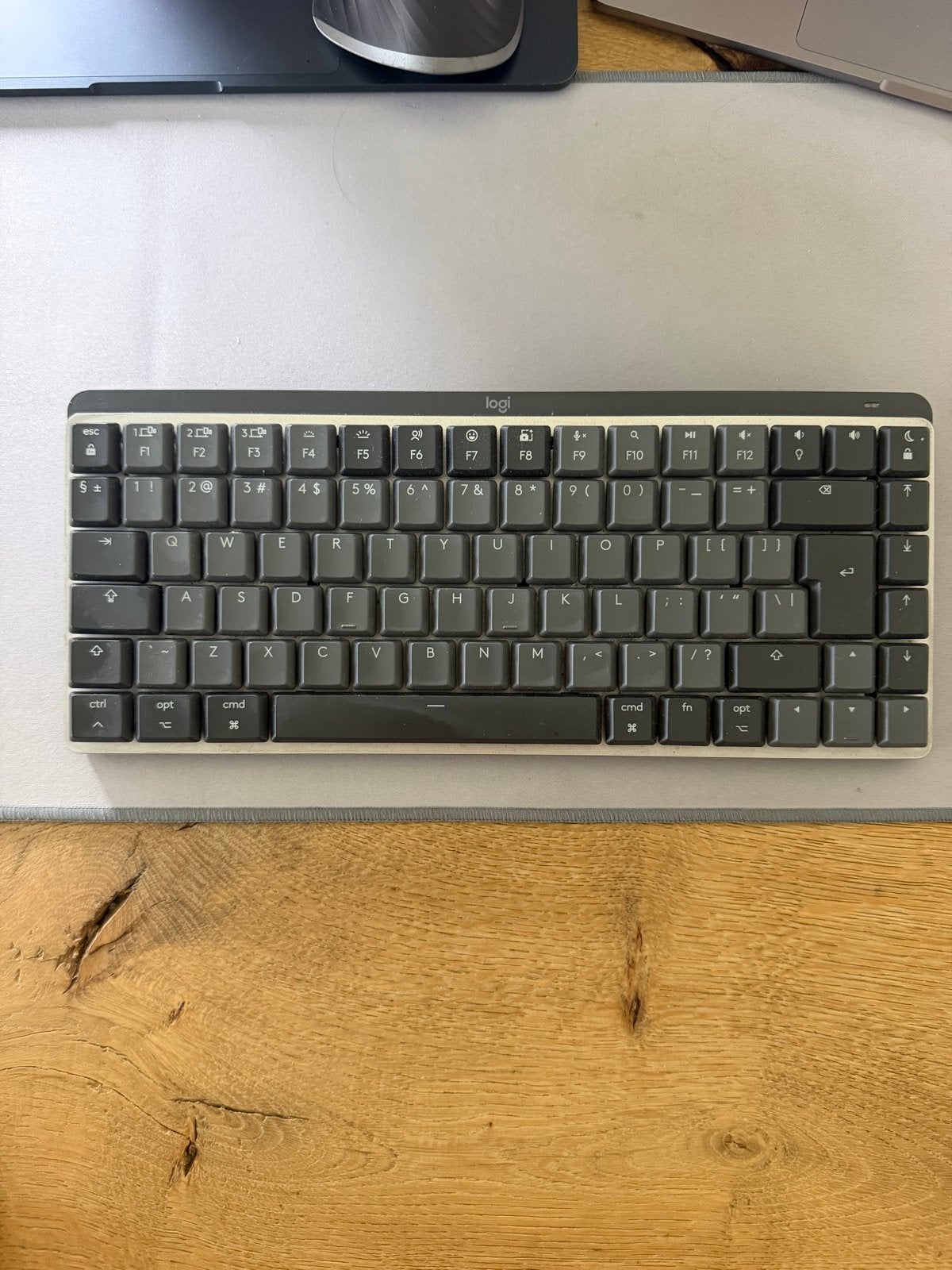 Logitech MX Mechanical Mini voor Mac - Tactile Switches, Ophalen of Verzenden, Qwerty, Zo goed als nieuw, Draadloos