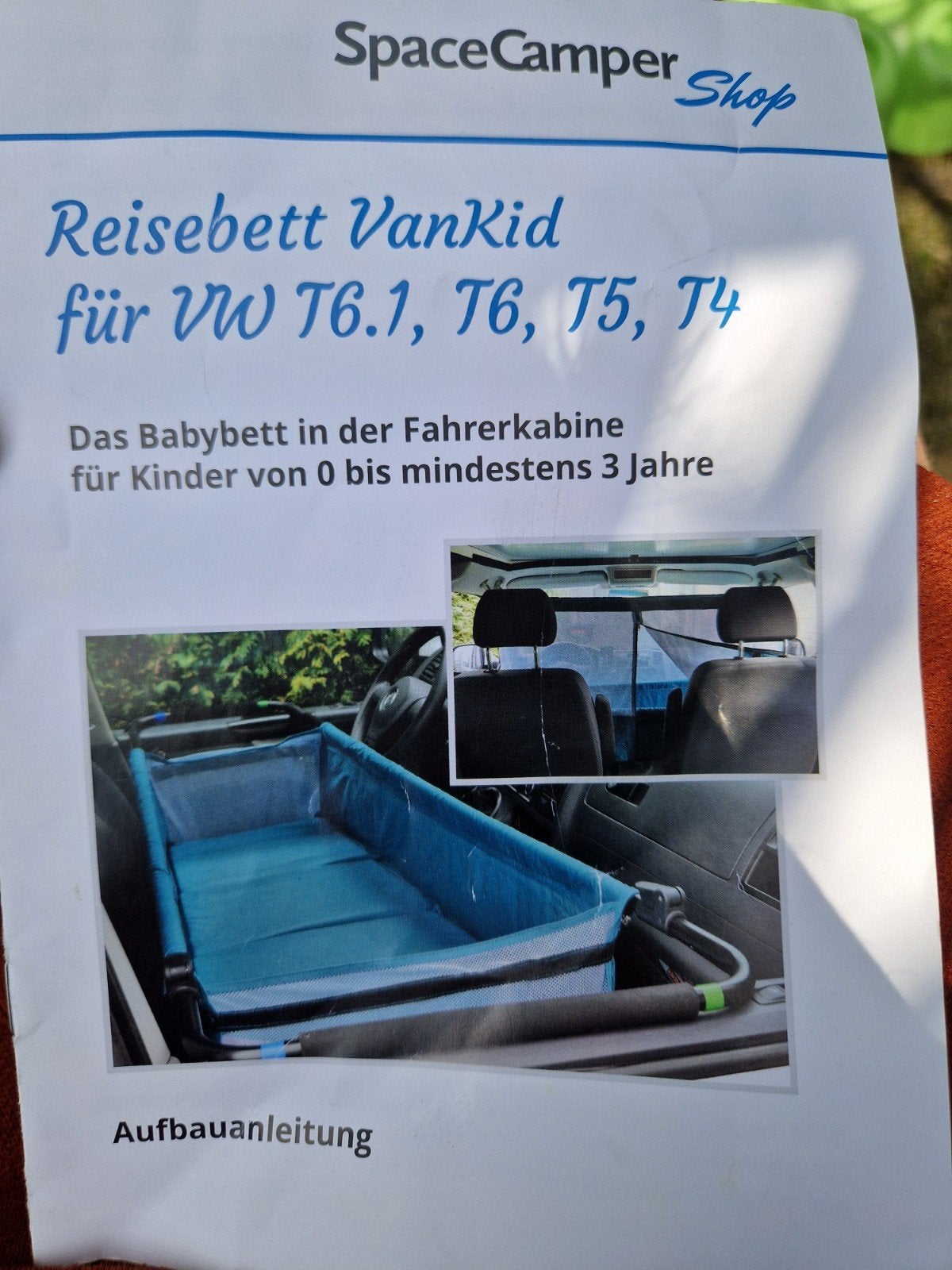 Reisbed Vankid voor VW T4, T5, T6, T6.1 - Zo goed als nieuw, Ophalen of Verzenden, Zo goed als nieuw, Reisbedje