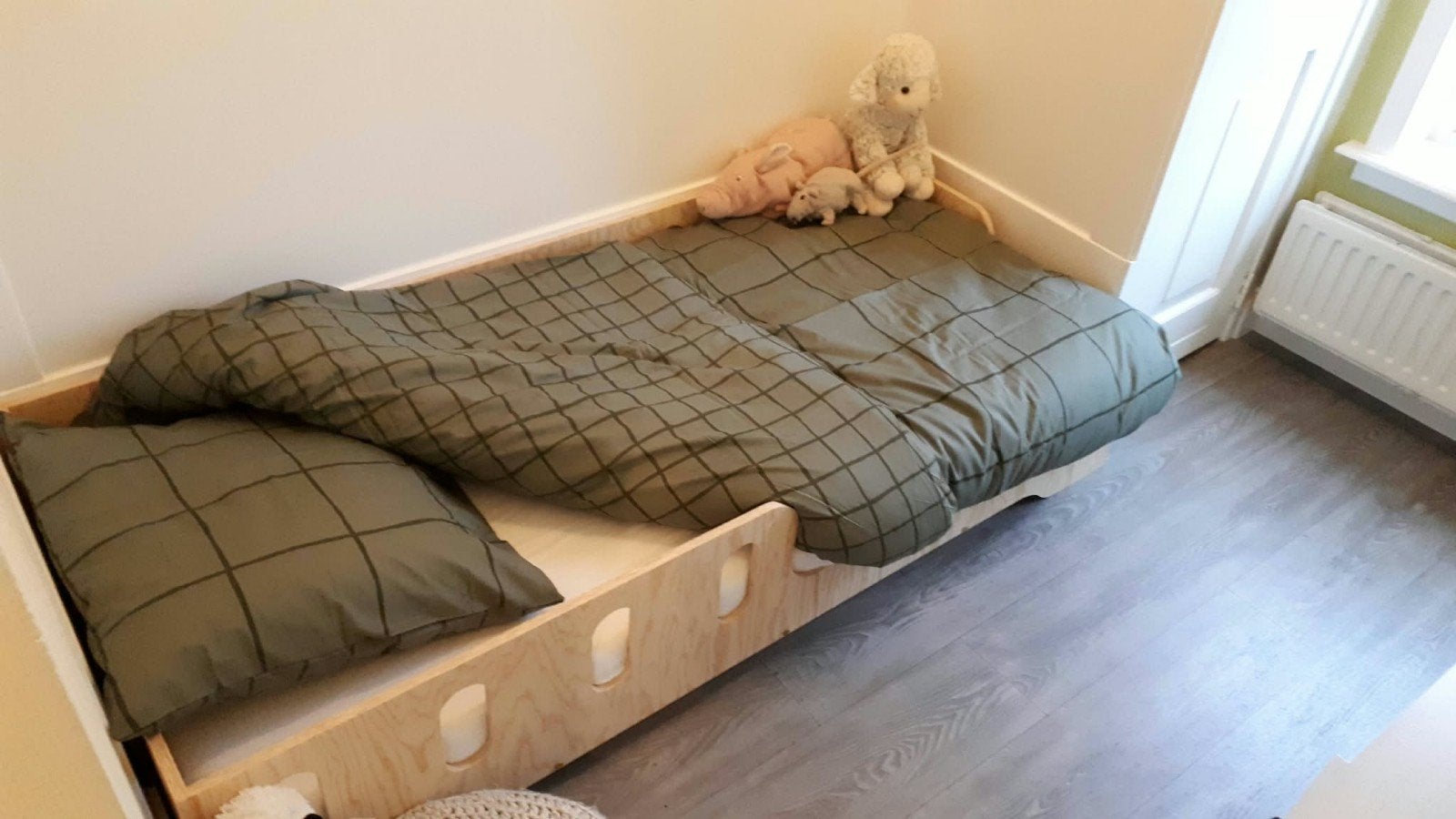 Houten kinderbed PETIT PUK 80x180, Gebruikt, Eenpersoons, 80 cm, Hout