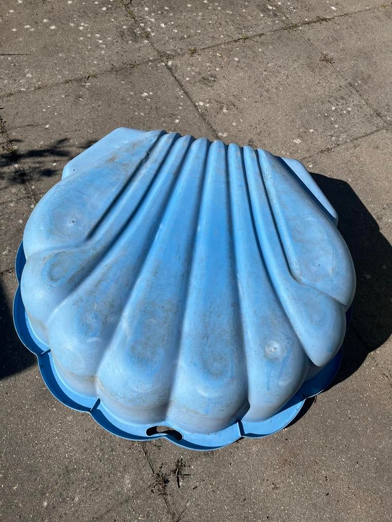 Blauwe schelp zandbak, Ophalen, Gebruikt