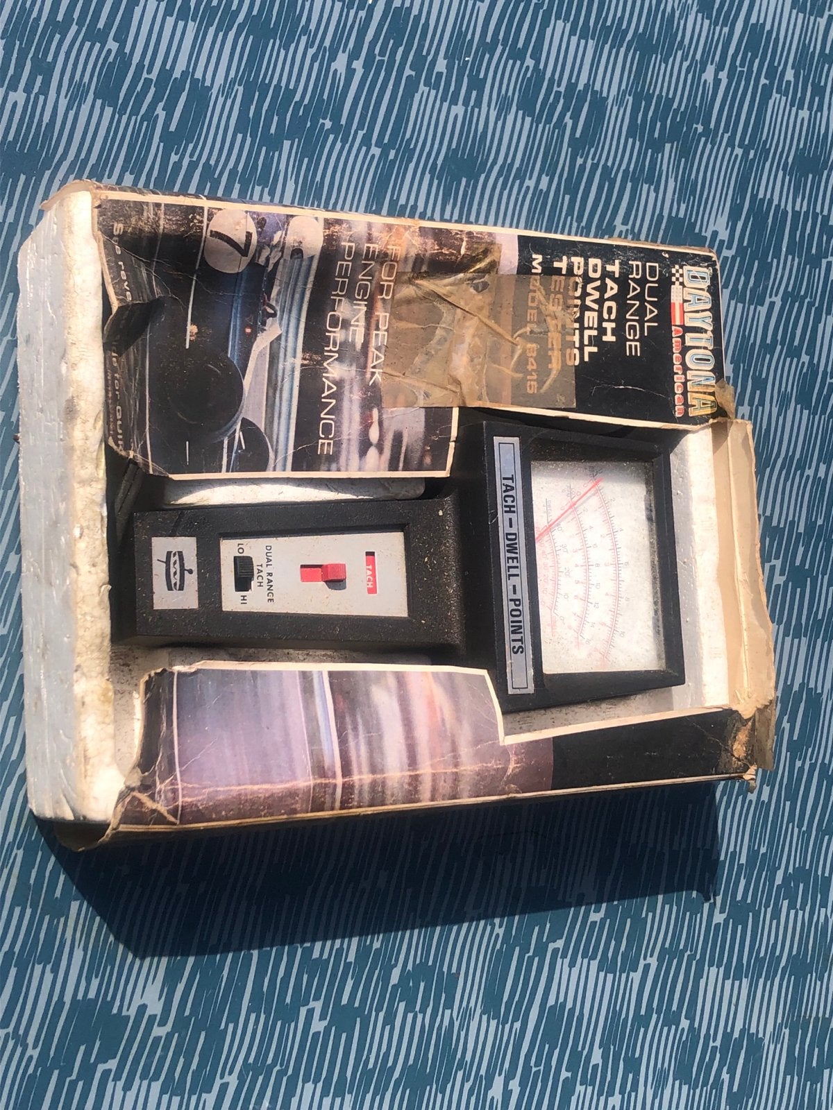 Daytona Tach Dwell Points Tester Model B415 - Garage opruimi, Ophalen of Verzenden, Gebruikt