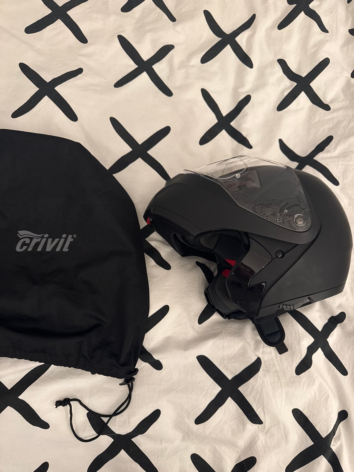 Crivit Systeemhelm Mat Zwart - Maat M, Overige merken, Systeemhelm, Heren, Ophalen of Verzenden