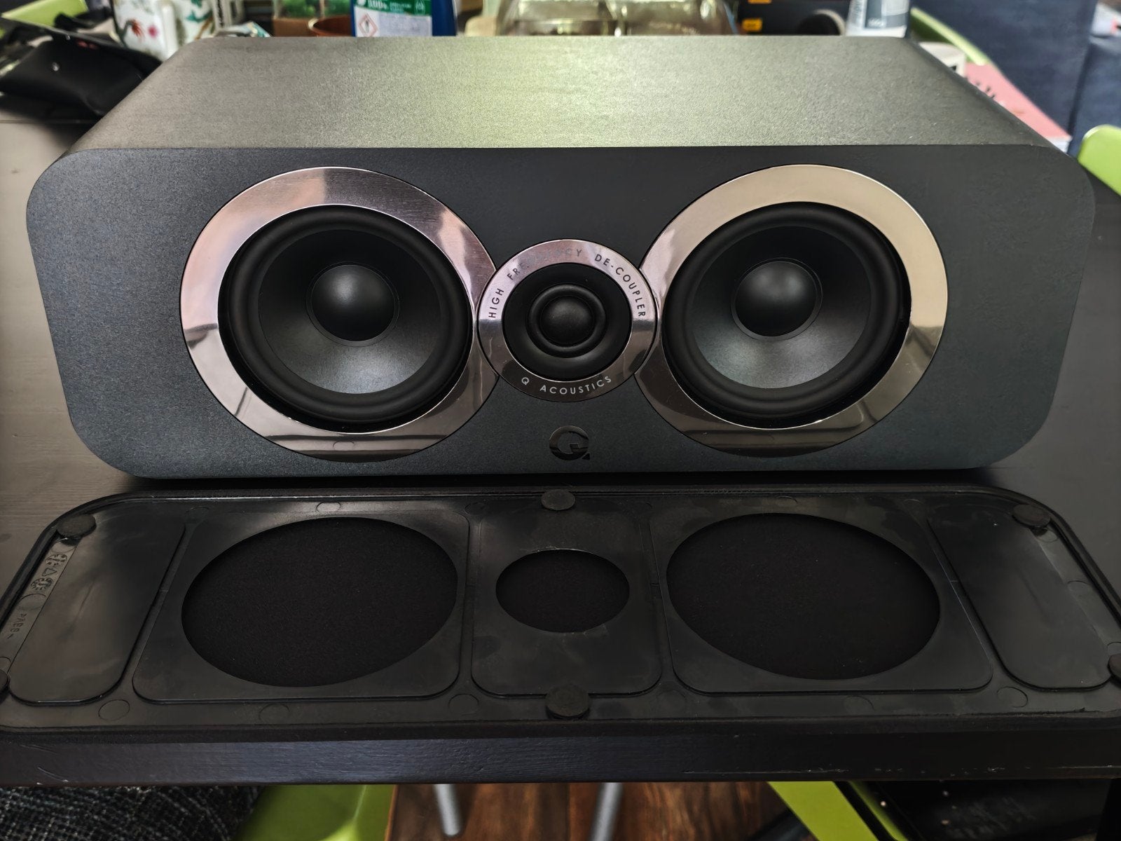 Q Acoustics 3090Ci Center Speaker, Overige merken, Basreflex, Ophalen of Verzenden, Zo goed als nieuw