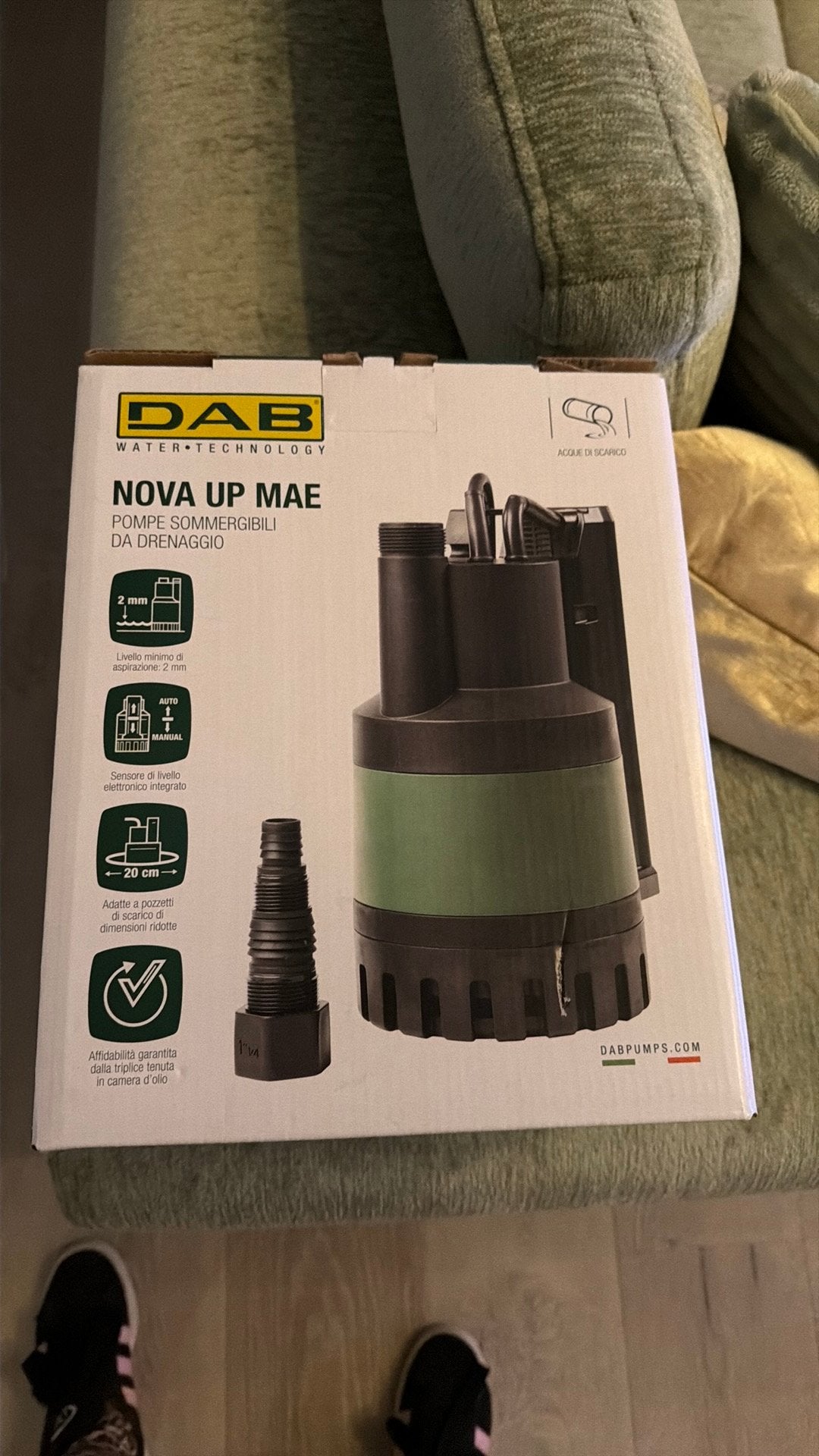 DAB NOVA UP 300 MAE Dompelpomp - Nieuw in doos, Ophalen of Verzenden