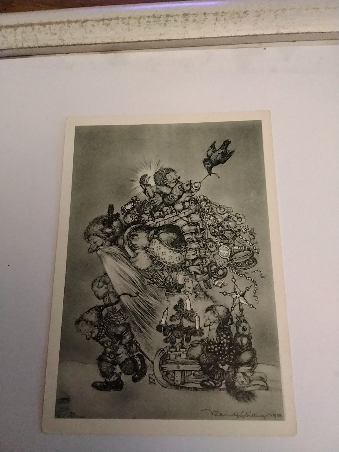 Sulamith Wülfing - Der Nikolaus - Serie 3 - Oude kaart, Verzamelen, Ophalen of Verzenden, 1940 tot 1960, Gelopen