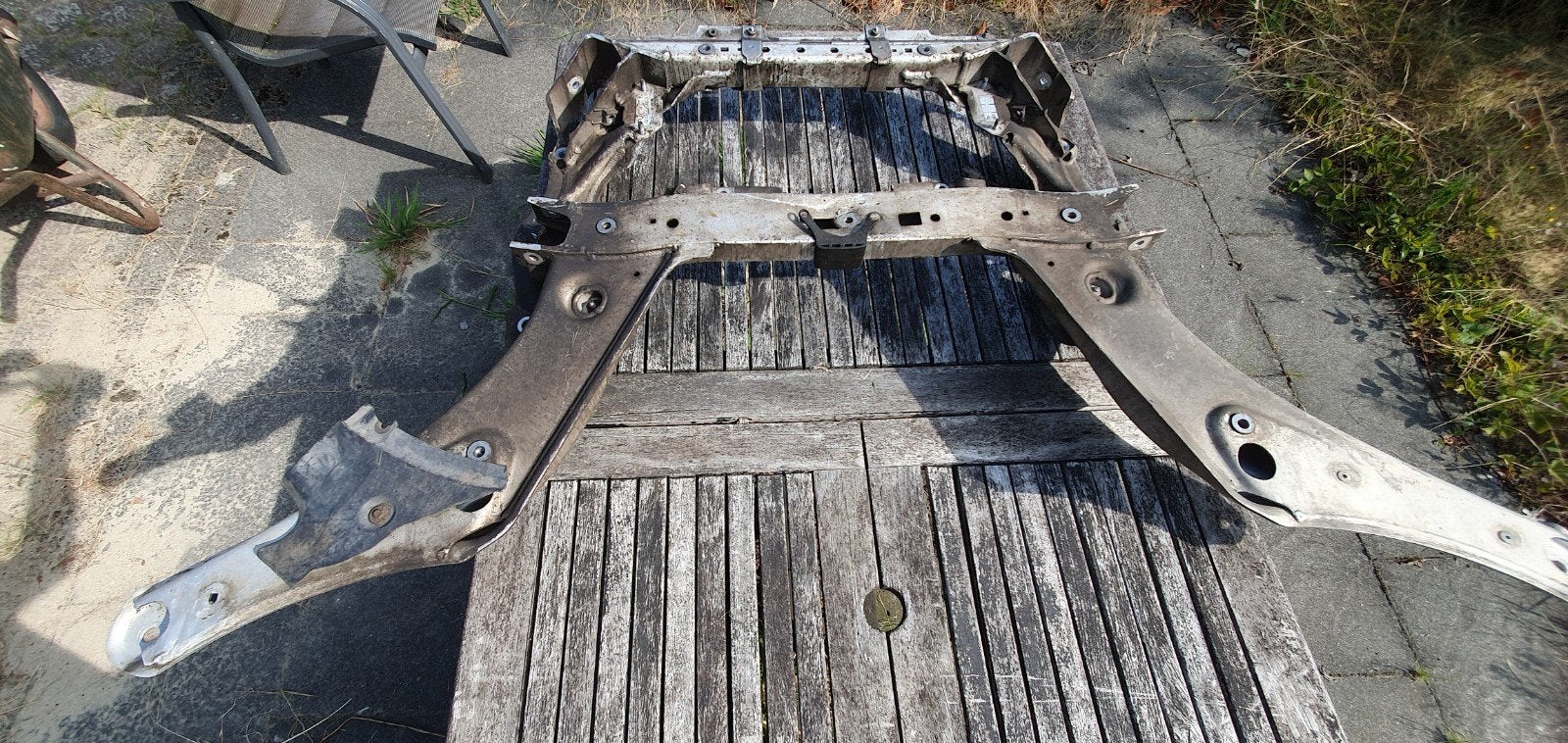 BMW E92 M3 Subframe met schade - lasbaar, Auto-onderdelen, Ophalen of Verzenden