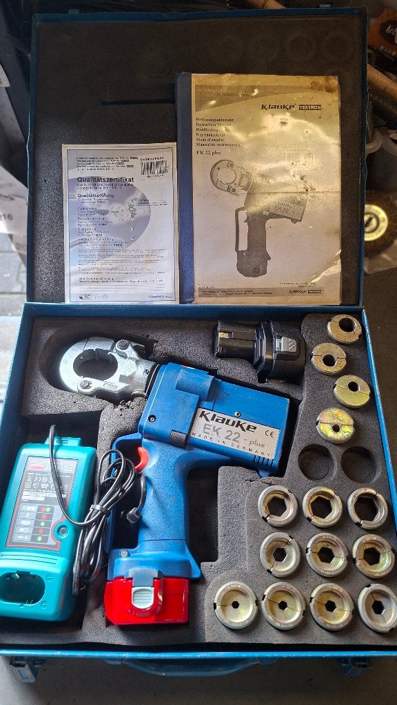 Klauke ek22 - Plus accu kabel schoen perstang perstang, ,, Ophalen of Verzenden, Zo goed als nieuw, ,