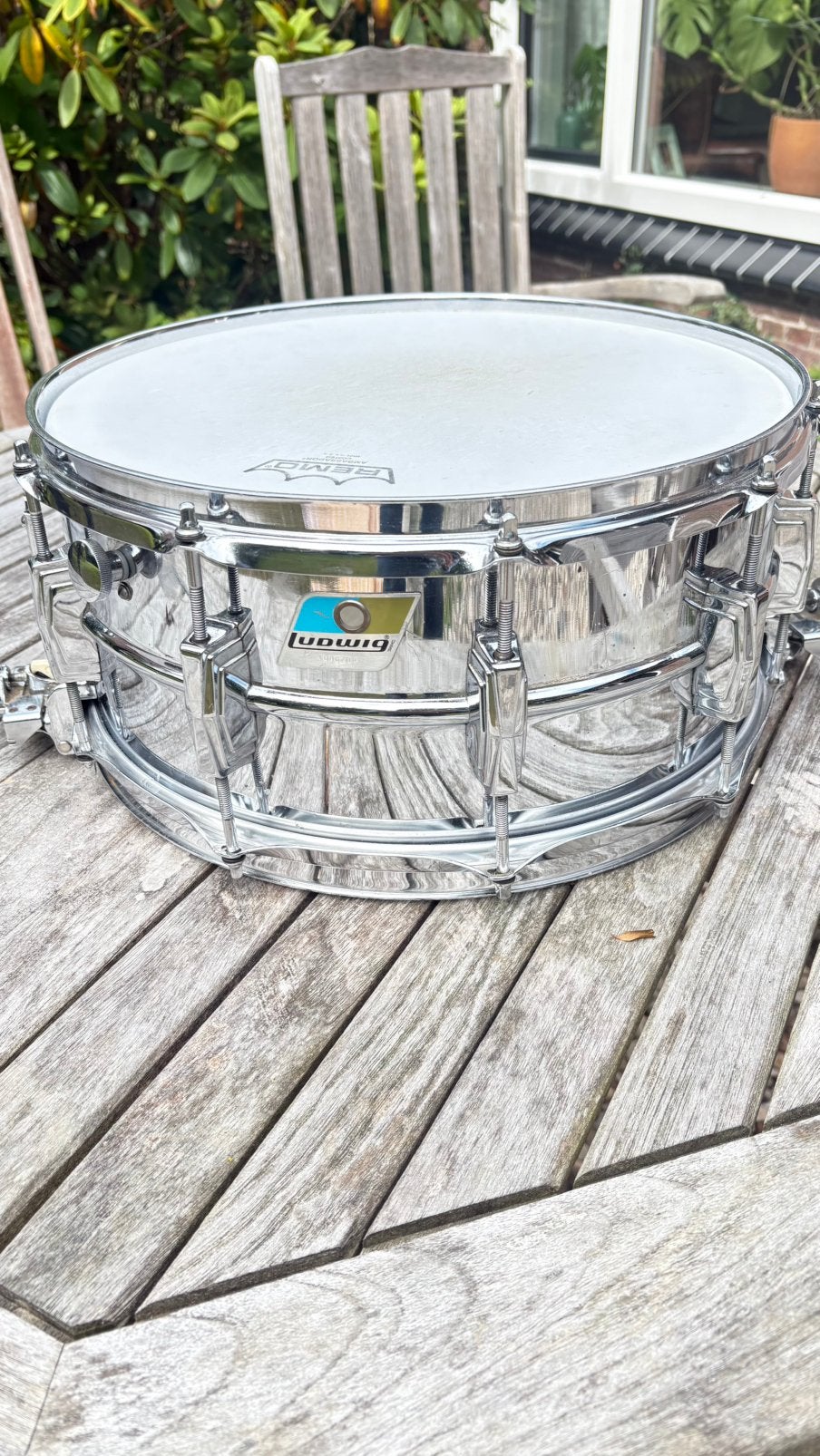 Ludwig Super sensitive 6,5 x 14 uit 1978 !!, Muziek en Instrumenten, Drumstellen en Slagwerk, Ophalen of Verzenden, Gebruikt