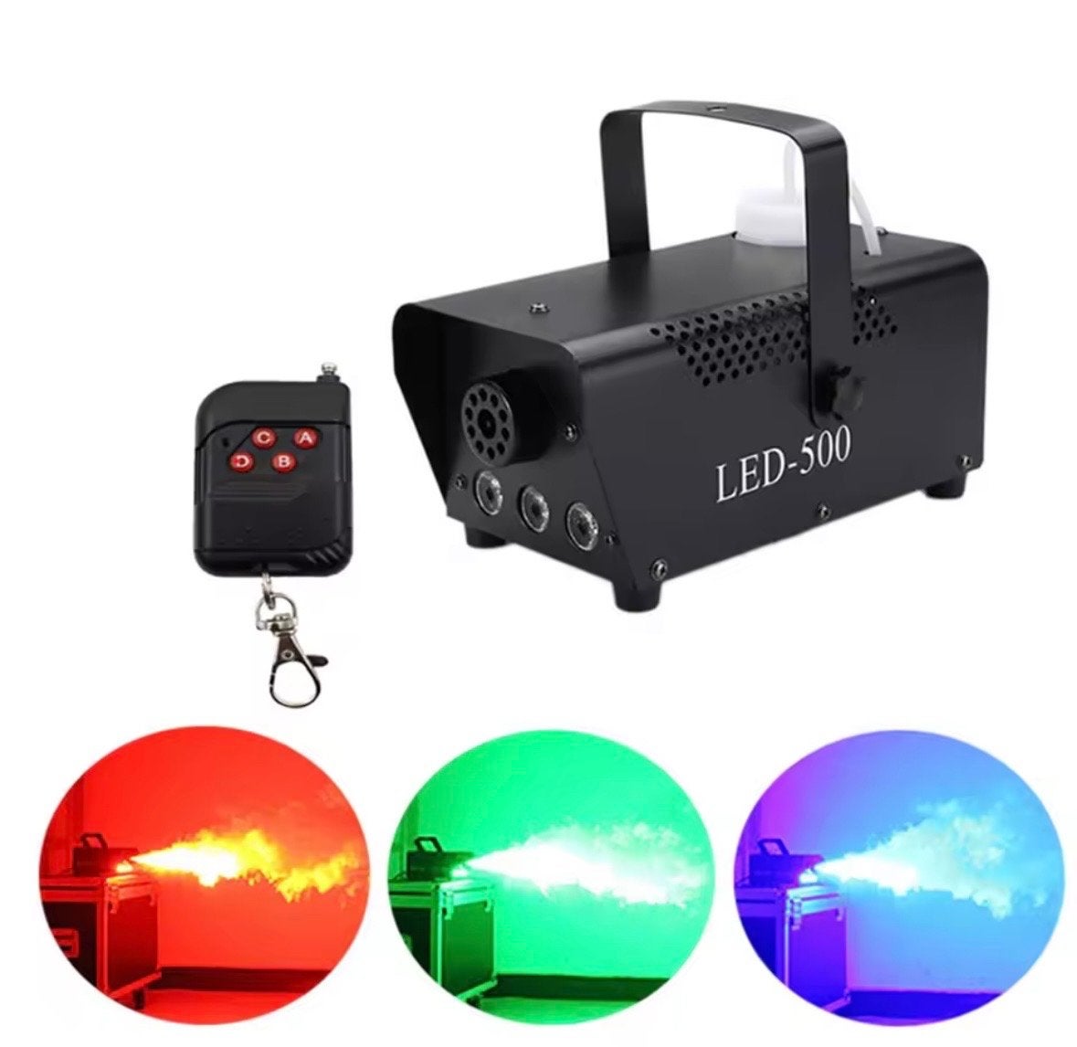 Rookmachine 500W met LED & afstandsbediening, Rookmachine, Nieuw, Ophalen of Verzenden, RP