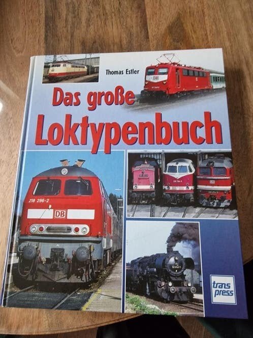 Het Grote Loktypenboek - Thomas Estler (Treinen), Ophalen of Verzenden, Trein, Boek of Tijdschrift