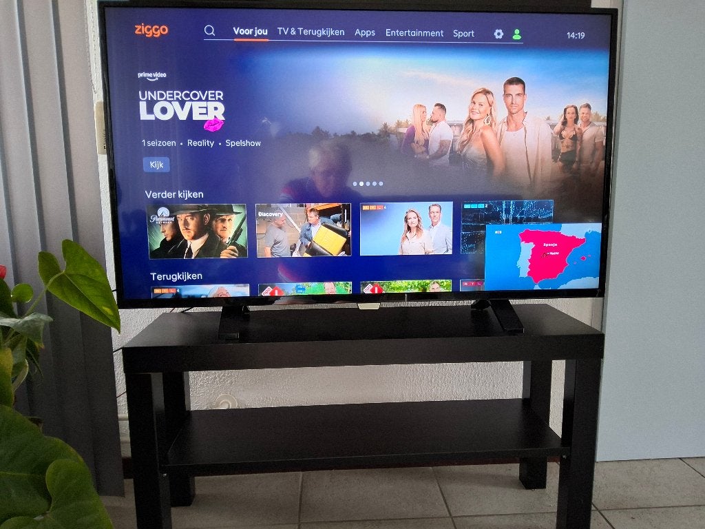 4K UHD Philips TV 43 inch, Ophalen, Philips, 50 Hz, 100 cm of meer