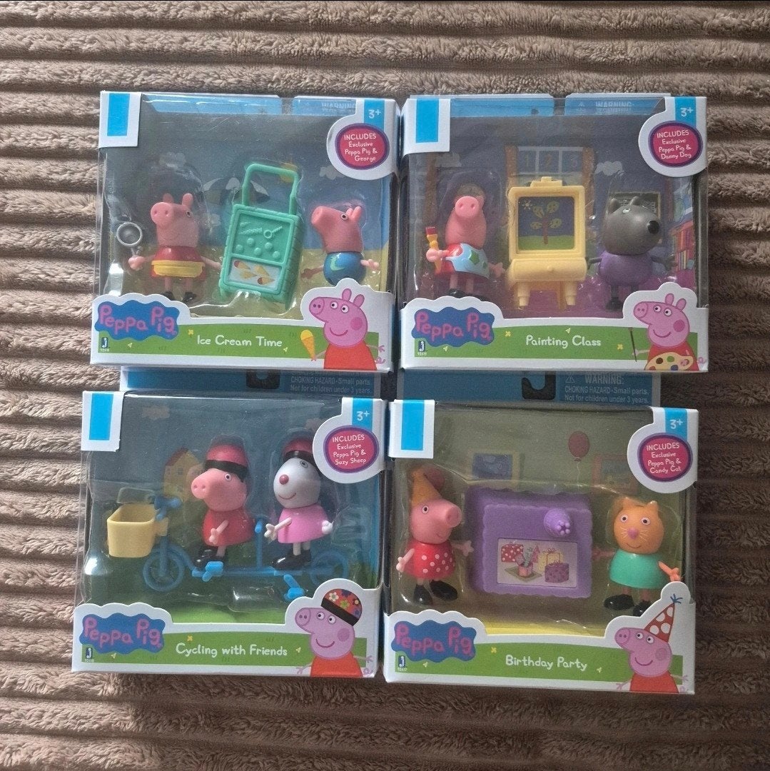4 Peppa Pig speelsets, Ophalen of Verzenden, Nieuw